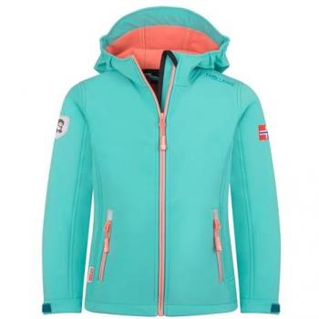 TROLLKIDS Wasserabweisende Softshelljacke – Trollfjord Aqua