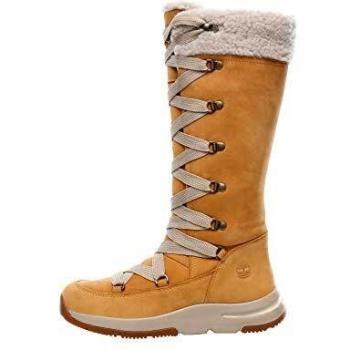 Timberland Mabel Town Tall Mukluk – wasserdichtes Damenboot in Wheat (EU 38)