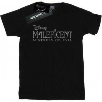 Maleficent Logo Cotton T-Shirt for Girls