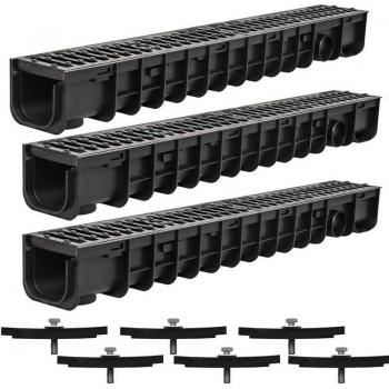 Mucola 3M Set Drenaggio Barra Griglia Ghisa Fessura B125