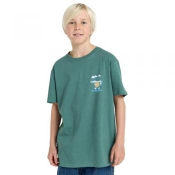 Billabong Gimmick Kurzarm T-Shirt – Kindergroß L, Sagebrush