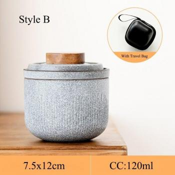 TANGPIN Green Ceramic Travel Teapot Set