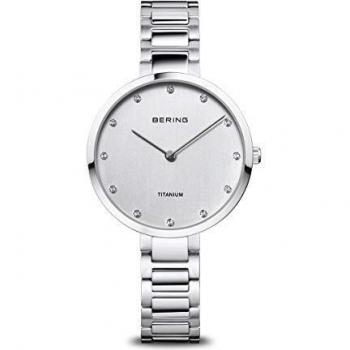 Reloj de Mujer Bering 11334-770 con Correa de Titanio