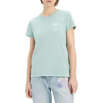 Levi's Perfect Short Sleeve Tee in Granite Green for Women XS