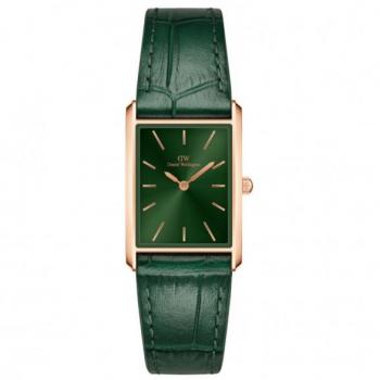 Daniel Wellington “Esmeralda Dorada” Reloj Croc Oro Rosado 32x22