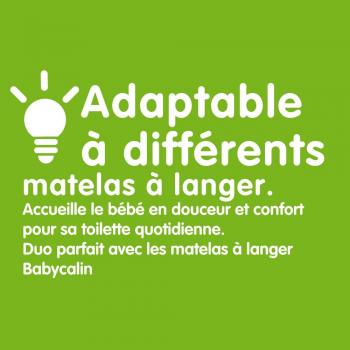 BabyCalin Coprimaterasso fasciatoio 50x70 Ecru