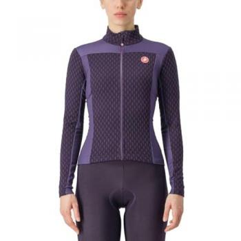 Castelli Damen Langarmtrikot Sfida 2 lila-grau