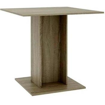 Table de salle à manger en bois d'ingénierie 80 x 80 x 75 cm