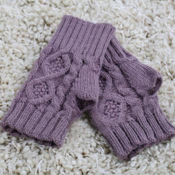 Guantes de medio dedo para mujer