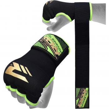 RDX XL 75 cm Gel Padding Inner Gloves, Wrist Support Included – Green/Oeko‑Tex Standard 100