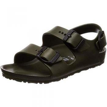 Birkenstock Milano, Sandales Bride Arrière, Garçons, Vert (Khaki)
