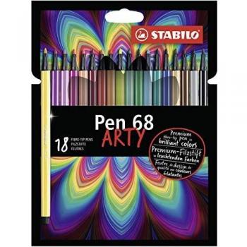 Feutres de dessin STABILO Pen 68 Arty (pointe ogive moyenne 1 mm)