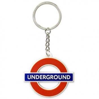 London Underground Roundel Keyring with Rubber Design
