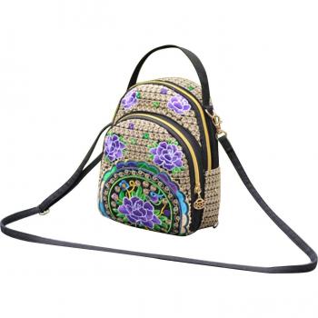 Bolsillo Lógico: Mini Mochila Vintage para Mujer