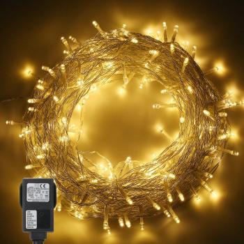 Tomshine Eight Mode Lighting Effect String Lights 200LEDs, 6W Power, 82ft Length, IP44 Waterproof for Patio Party