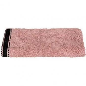 Serviette Invité Rose Tissu Éponge 30 x 50 cm