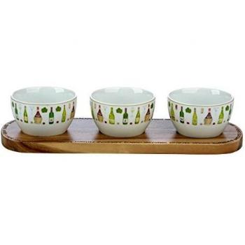 Clare Mackie BIA Wine Cellar Porcelain Nibble Tray – 345 × 120 × 55 cm, Multi‑Color