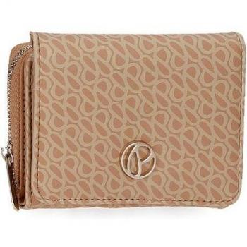 Pepe Jeans Megan billetero con monedero camel