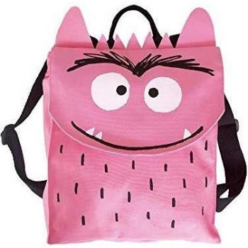 Mochila Infantil Monstruo de Colores Rosa 100% Algodón