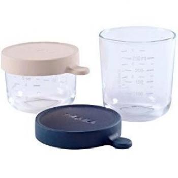 Set de 2 tarros de cristal 250 ml + 150 ml Béaba
