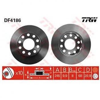 TRW Advanced Carbon Brake Rotors DF4186