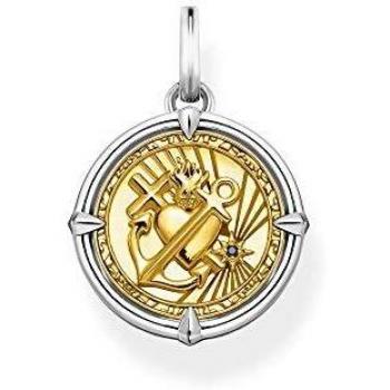 Colgante Thomas Sabo de Plata Bañado en Oro 18k Fe, Amor y Esperanza