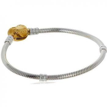 Pandora Juwelier Pulsera Pandora Moments con cierre en forma de corazón y diseño de cadena de serpiente 568707C00