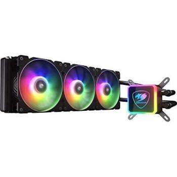 Cougar 3MAQR360.0001 CPU Wasserkühler mit 12 cm Lüftern in Schwarz