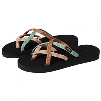 Teva Olowahu Damen Sandale in Braun/Grün Größe 37