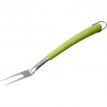 Tepro Forchetta per grill in acciaio inox con manico verde