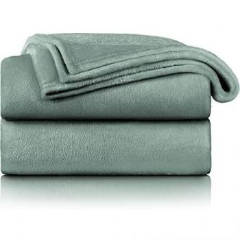 Green Smoke Double Size Fleece Blanket – 200 x 150 cm