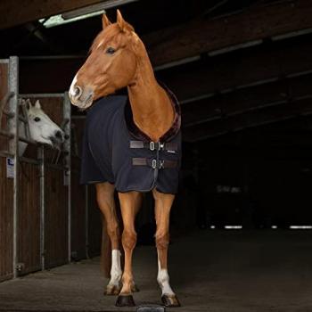 Tapis Polaire Teddy Equithème Noir et Marron 7'0