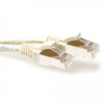 Cat6a Patch Cavo Avorio 0,5 m LSZH con RJ45