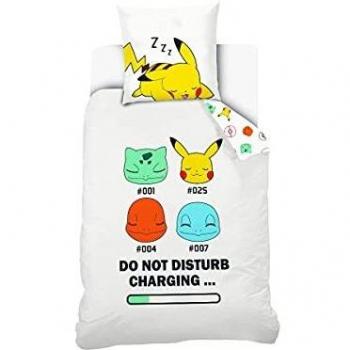 Housse de Couette Premium Pokémon 90 cm en Coton