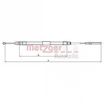 Metzger 10.4138 COFLE Seilzug, Feststellbremse