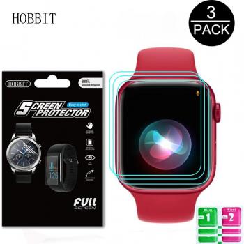 3Pcs Durable Hydrogel Screen Protector for Apple Watch Series 7 (41mm, 45mm)