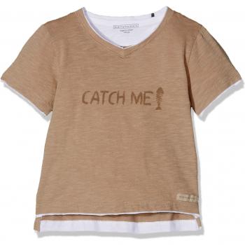 Bellybutton Kinder T-Shirt für Jungen, 1/4 Arm, Grau, 122
