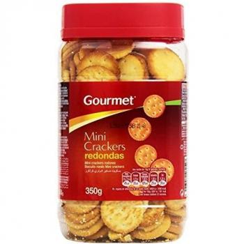 Mini Crackers Gourmet Redondas, 350g