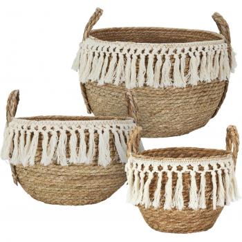 Lot de 3 paniers ADELAIDE