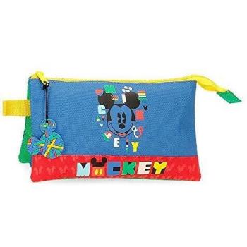 Coffret à crayons Mickey 22×12×5 cm Polyester