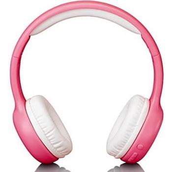 Lenco HPB-110 Kids Kopfhörer BT, pink 85DB Limite, akku, stickers (HPB-110PI)