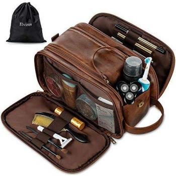 Men's Travel Dopp Kit with Wet Dry Bag