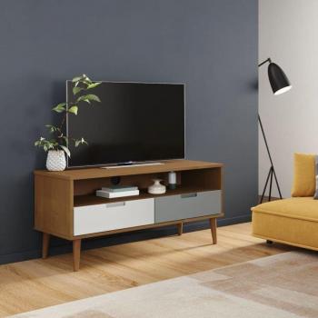 Soporte TV JINLEFU Pino Natural