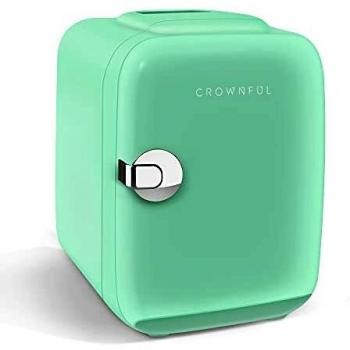 CROWNFUL 6 Can Mini Fridge