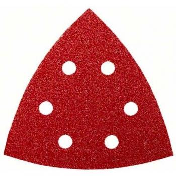 Ponceuse Delta – Feuilles abrasives Bosch 93 mm, grain 240, 6 trous, 5 unités