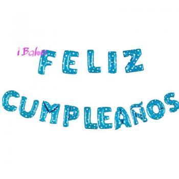 Feliz Cumpleaños Alphabet Balloon Set