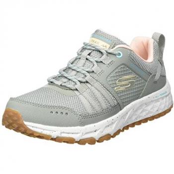 Sneaker Skechers Escape Plan, Verde EU 35, con Collo Imbottito e Suola Comfort