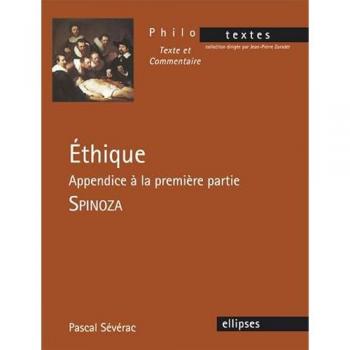 Spinoza, Éthique, Appendice à la première partie