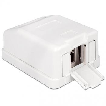 Boîtier Delock montable en façade avec emplacement Keystone