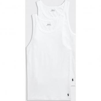 Polo Ralph Lauren 2er-Set Tank-Tops Weiß Regular Fit XL männlich
